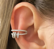 Load image into Gallery viewer, Crystal Silver Earrings