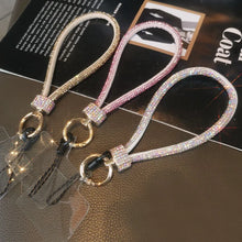 Load image into Gallery viewer, Crystal Phone Wristlet Charm
