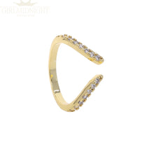 Load image into Gallery viewer, Crystal Gold Ring