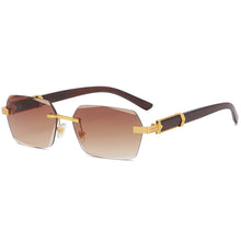 Load image into Gallery viewer, Gradient Rimless Square Sunglasses
