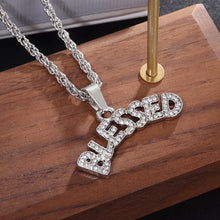 Load image into Gallery viewer, Crossfire Crystal Pendant Necklace