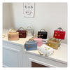Glossy Quilted Chain Shoulder Bag
