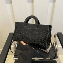Load image into Gallery viewer, Croc Leather Handbag
