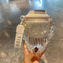 Load image into Gallery viewer, Luxury Diamonds Chain  Water Bottle