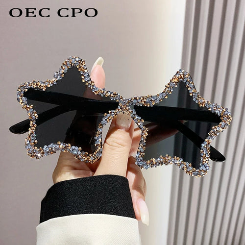 Luxury Diamond Star Shape Sunglasses