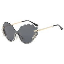 Load image into Gallery viewer, Crystal Wave Rimless Sunglasses