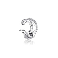 Load image into Gallery viewer, Crystal Silver Earrings