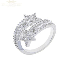 Load image into Gallery viewer, Crystal Gold Ring