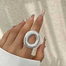 Load image into Gallery viewer, DIEZI Hip Hop Punk Irregular Metal Rings