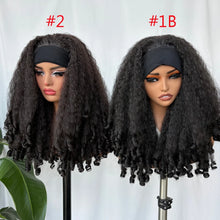 Load image into Gallery viewer, Synthetic Afro Curly Headband Wig