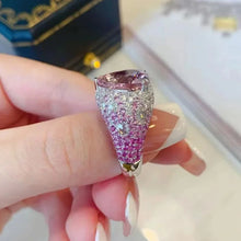 Load image into Gallery viewer, Crystal Silver Ring