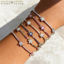 Load image into Gallery viewer, Crystal Silver Bracelet