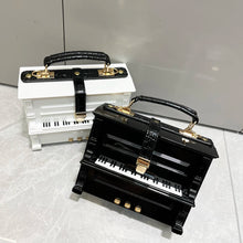 Load image into Gallery viewer, Piano Shape Statement Crossbody Bag