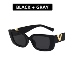 Load image into Gallery viewer, Retro Noir Rectangle Sunglasses