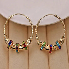 Load image into Gallery viewer, Prism Glow Hoop Earrings