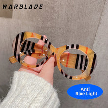 Load image into Gallery viewer, Amber Stripe Blue-Light Glasses