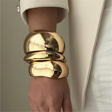 Load image into Gallery viewer, Marble Muse Statement Bangle