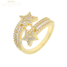 Load image into Gallery viewer, Crystal Gold Ring