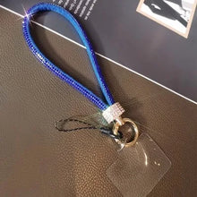 Load image into Gallery viewer, Crystal Phone Wristlet Charm