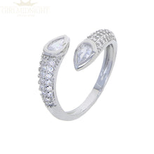 Load image into Gallery viewer, Crystal Gold Ring