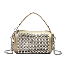 Load image into Gallery viewer, Disco Darling Rhinestone Barrel Bag