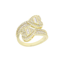 Load image into Gallery viewer, Iced Rectangle Eternity Ring