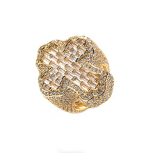 Load image into Gallery viewer, Iced Rectangle Eternity Ring