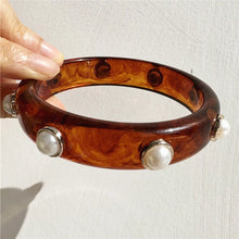 Load image into Gallery viewer, Marble Muse Statement Bangle