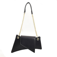Load image into Gallery viewer, Noir Chain Shoulder Clutch