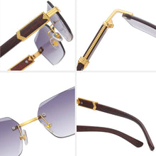 Load image into Gallery viewer, Gradient Rimless Square Sunglasses