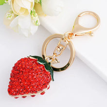 Load image into Gallery viewer, Fruit Glass Charm Keychain