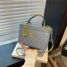 Load image into Gallery viewer, Glossy Quilted Chain Shoulder Bag