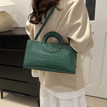 Load image into Gallery viewer, Croc Leather Handbag