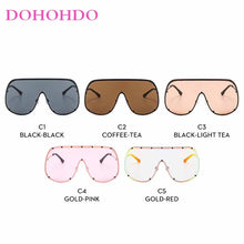 Load image into Gallery viewer, Oversized Rimless Sunglasses