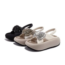 Load image into Gallery viewer, Petal Glam Slingback Sandals