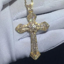 Load image into Gallery viewer, Crossfire Crystal Pendant Necklace