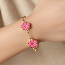 Load image into Gallery viewer, Colorful Five Leaves Flower Bracelets