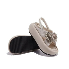 Load image into Gallery viewer, Petal Glam Slingback Sandals