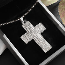 Load image into Gallery viewer, Crossfire Crystal Pendant Necklace