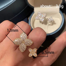 Load image into Gallery viewer, Bloom Bright Zircon Flower Ring