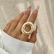 Load image into Gallery viewer, DIEZI Hip Hop Punk Irregular Metal Rings