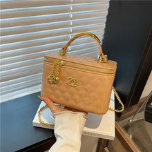 Load image into Gallery viewer, Glossy Quilted Chain Shoulder Bag