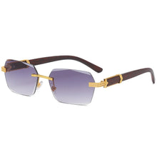 Load image into Gallery viewer, Gradient Rimless Square Sunglasses