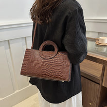 Load image into Gallery viewer, Croc Leather Handbag