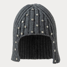 Load image into Gallery viewer, Snow Glow Rhinestone Earflap Hat