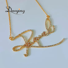 Load image into Gallery viewer, Crystal Personalized Necklace