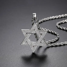 Load image into Gallery viewer, Crossfire Crystal Pendant Necklace