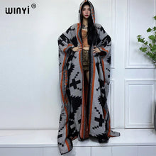 Load image into Gallery viewer, Hooded Luxe Poncho Coat Dress