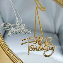 Load image into Gallery viewer, Crystal Personalized Necklace