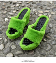 Load image into Gallery viewer, Cloud Step Plush Wedge Slippers